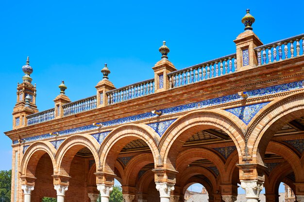 Sevilla Plaza de Espana Andalusië Spanje