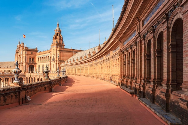 Севилья Испания Площадь Испании Plaza de Espana