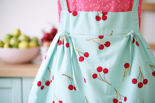 Photo sew chic apron for your cooking adventures ultrarealistic