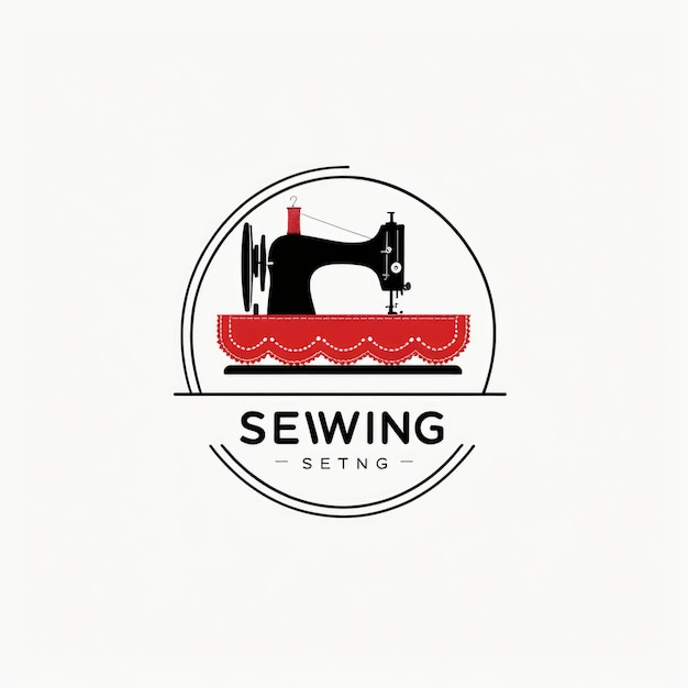 Photo sewing logo