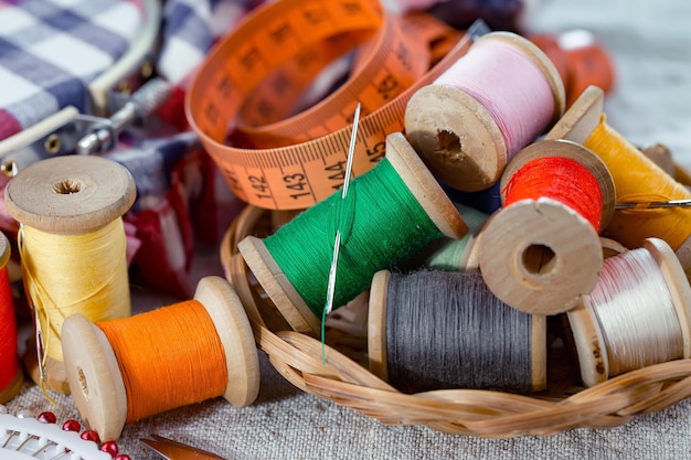 Sewing threads and needles