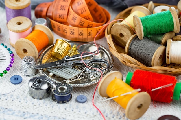 Sewing threads and needles