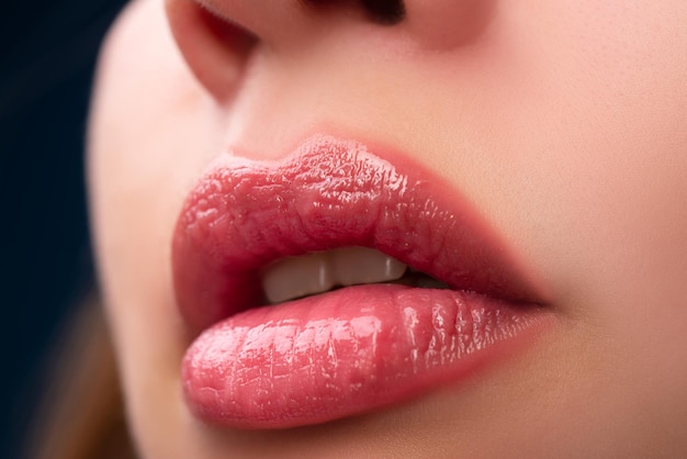 Sexy verleiding vrouw lippen passie lip sensuele mond