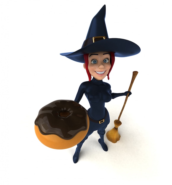 Sexy witch - 3D character