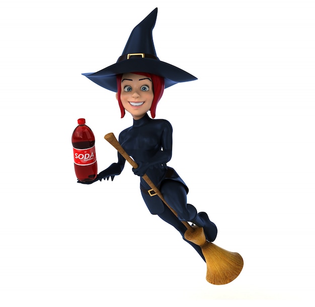 Sexy witch - 3D character