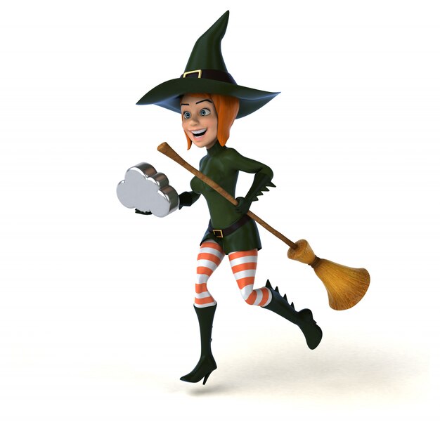 Sexy witch - 3D character