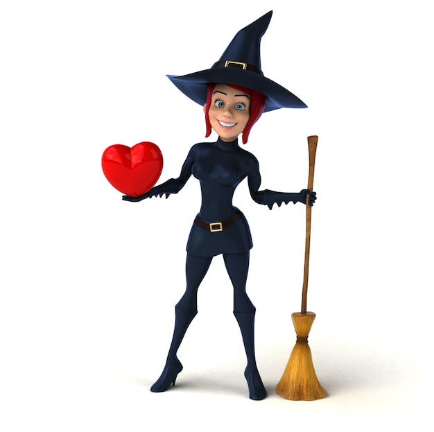 Sexy witch - 3D character