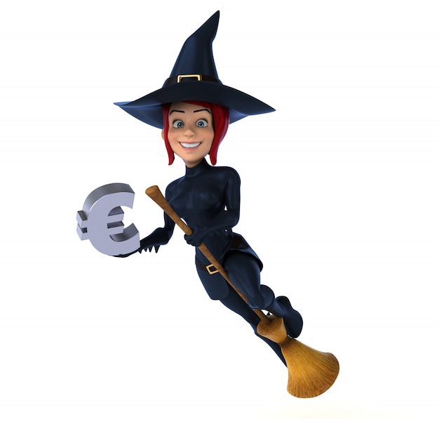 Sexy witch - 3D character