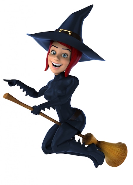 Сексуальная ведьма - 3D персонаж