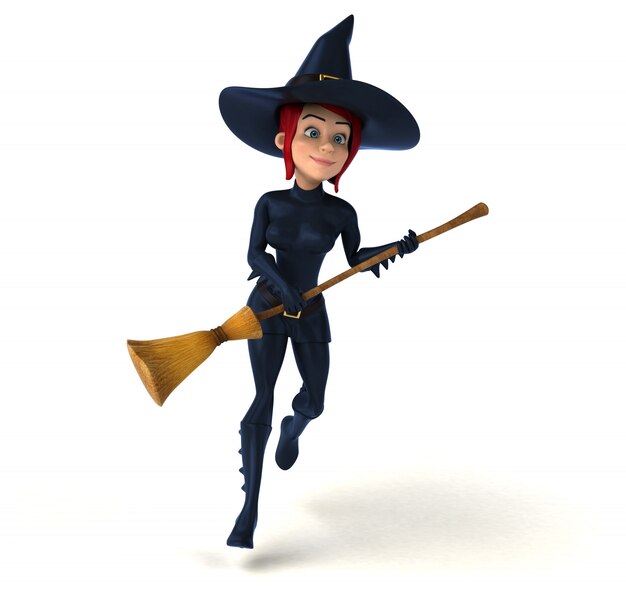 Sexy witch - 3D character