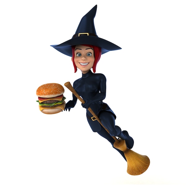 Sexy witch animation