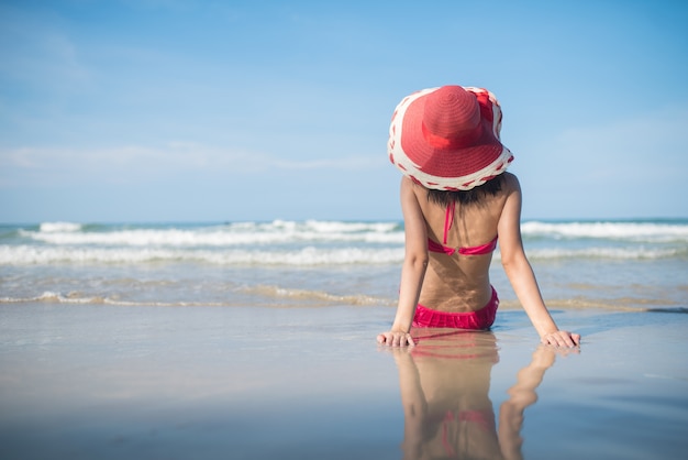 sexy woman on the beach