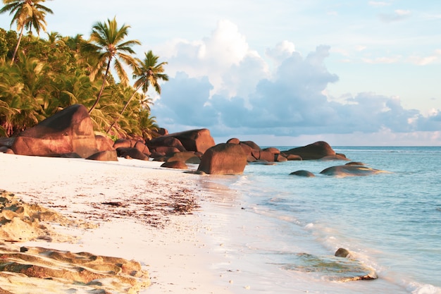 Seychelles Silhouette Island beach