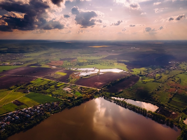 Sfeervolle fotografie van de sfeer van de zomer