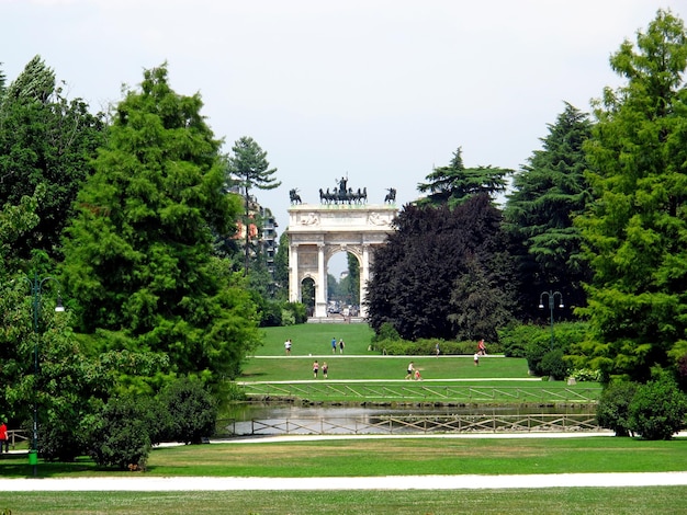 Sforza Castle in Milan Italy