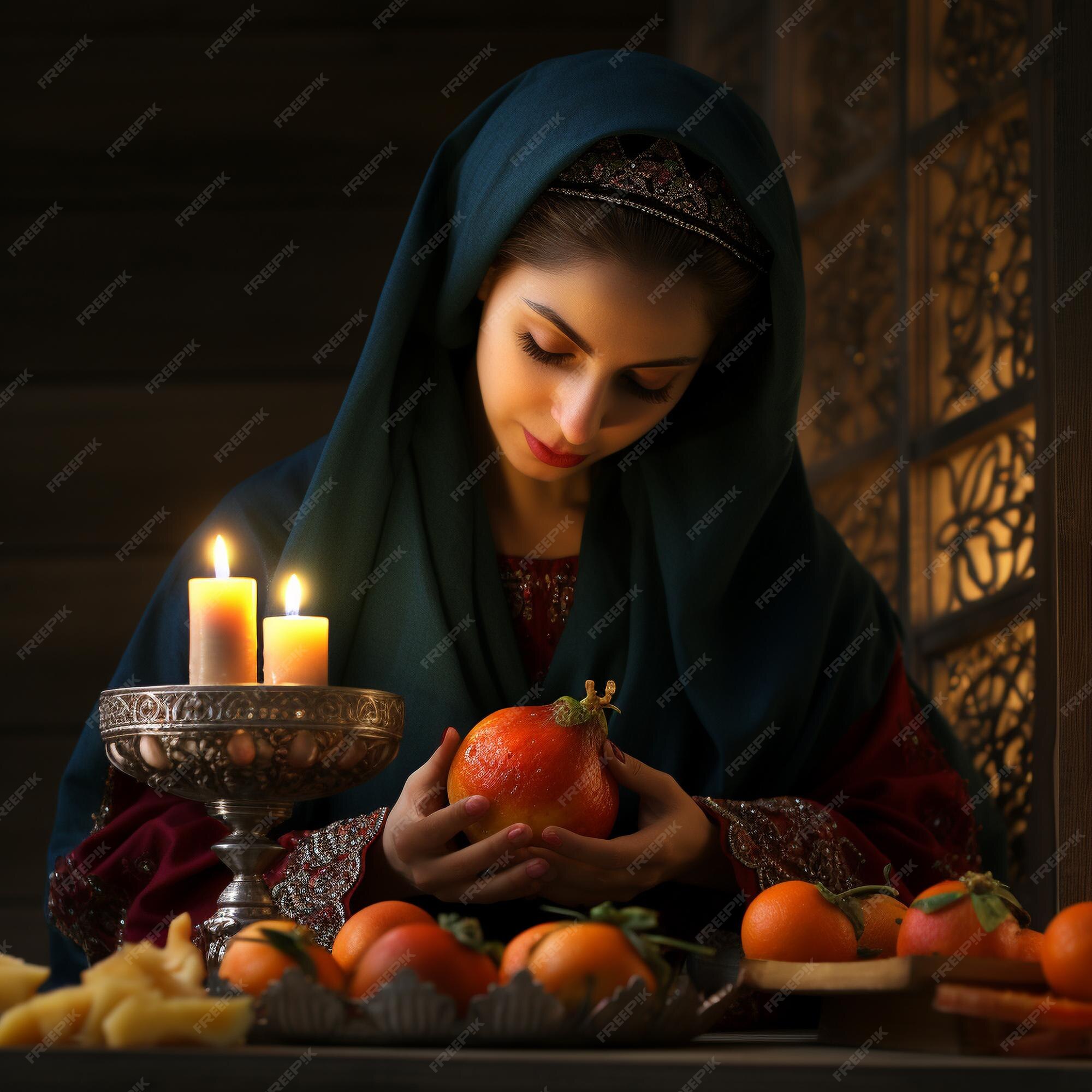 Premium AI Image Shab e Yalda festival 8K HD
