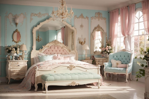 Shabby Chic Bedroom Decor Vintage Delight