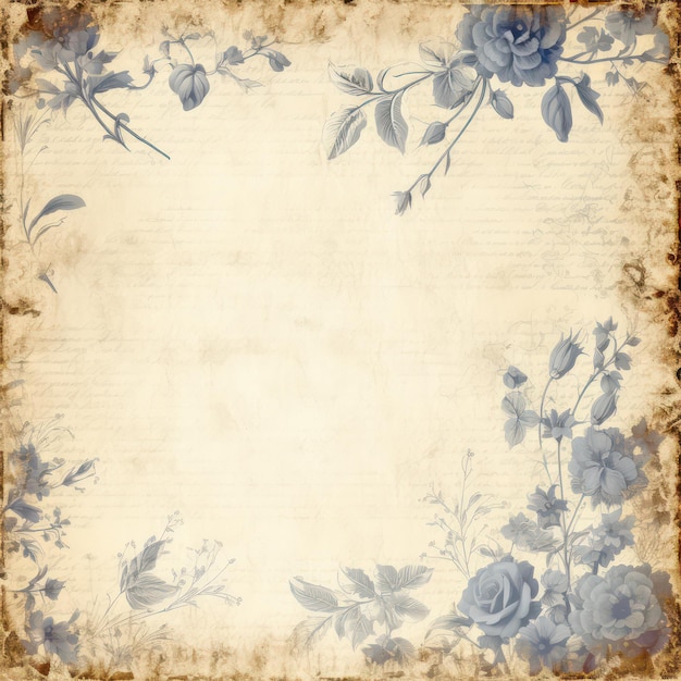 Shabby chic vintage blanco vervaagd papier