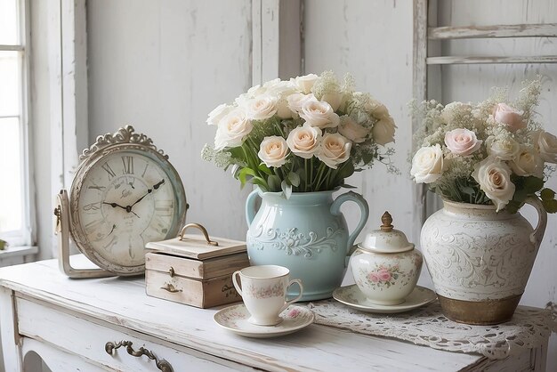 Foto decorazione d'epoca shabby chic