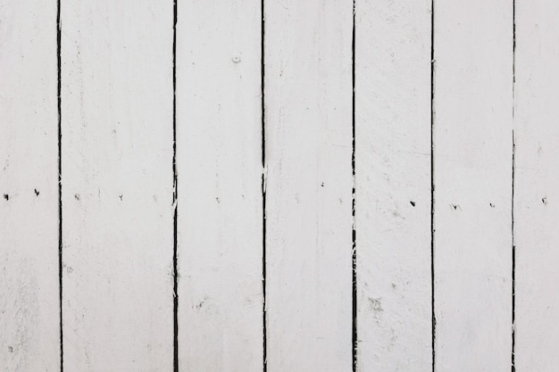 Shabby old wood background painted white