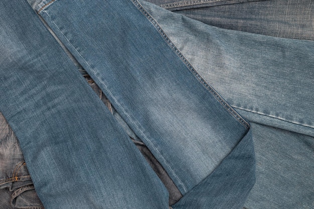 Shabby traditional blue denim  jeans texture