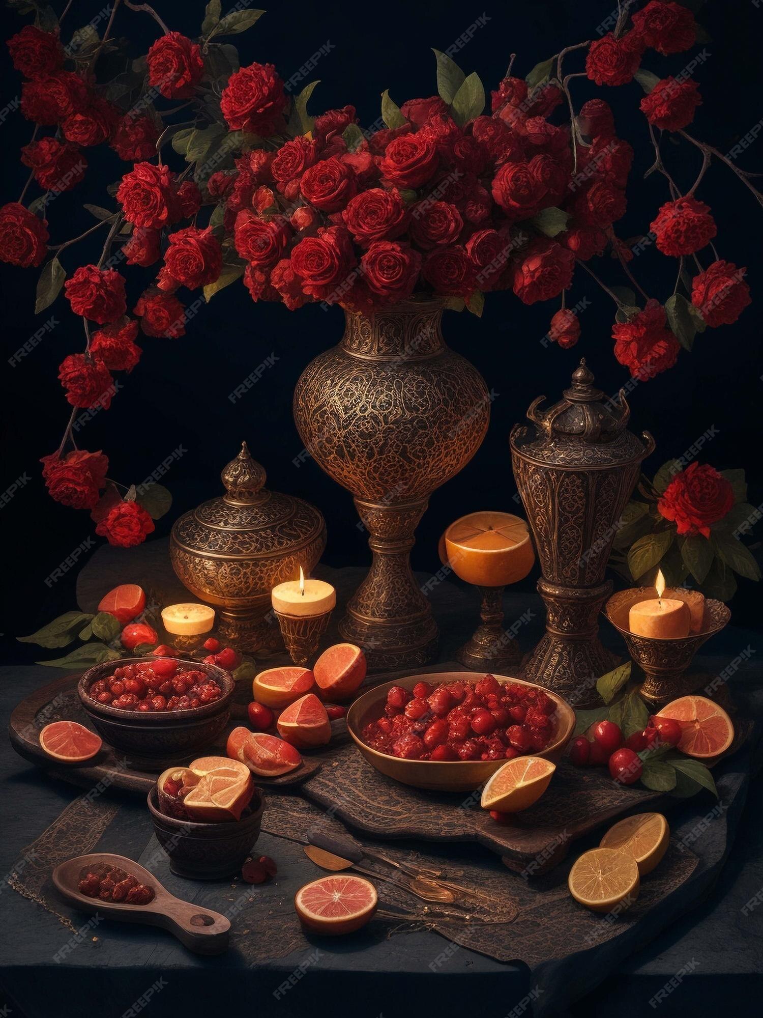 Premium AI Image Shabe Yalda is an Iranian festival celebrated on the
