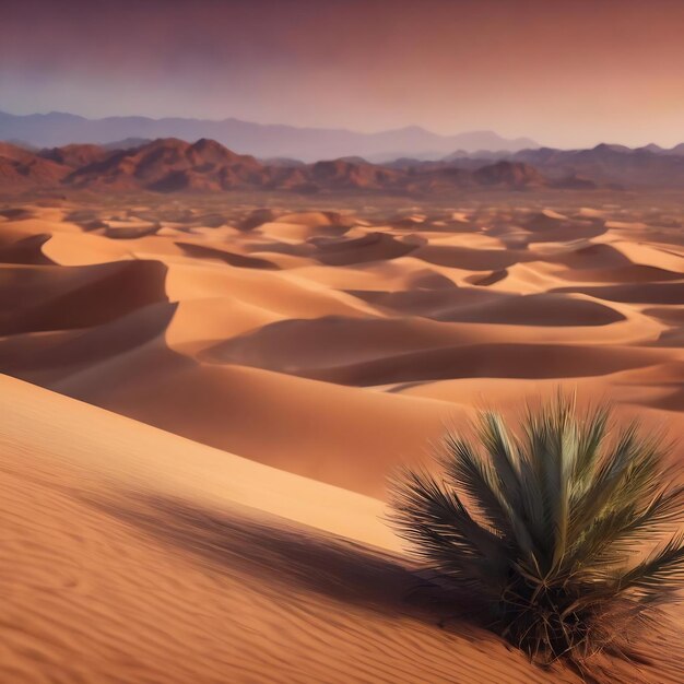 Shades of desert blend colors bokeh background