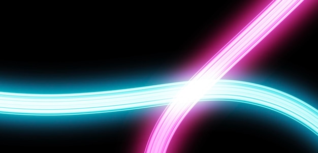 Shades of pink blue lights like lasers art background