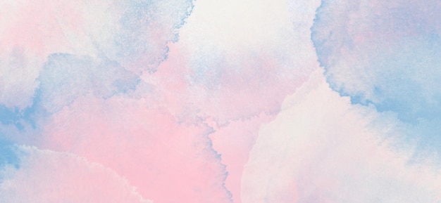 Shades of pink blue water colors blobs background