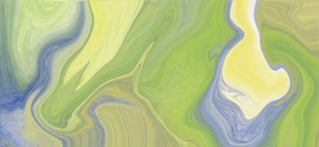 Shades of yellow blue green water colorsliquids background