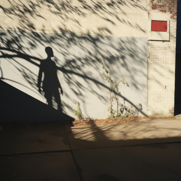 Photo shadow on the wall