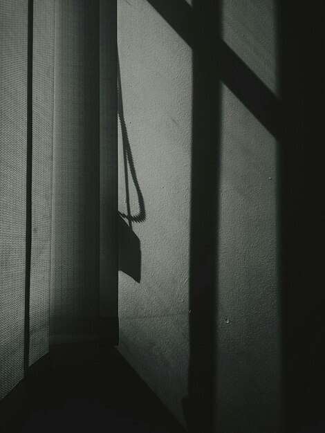 Photo shadow of window frame