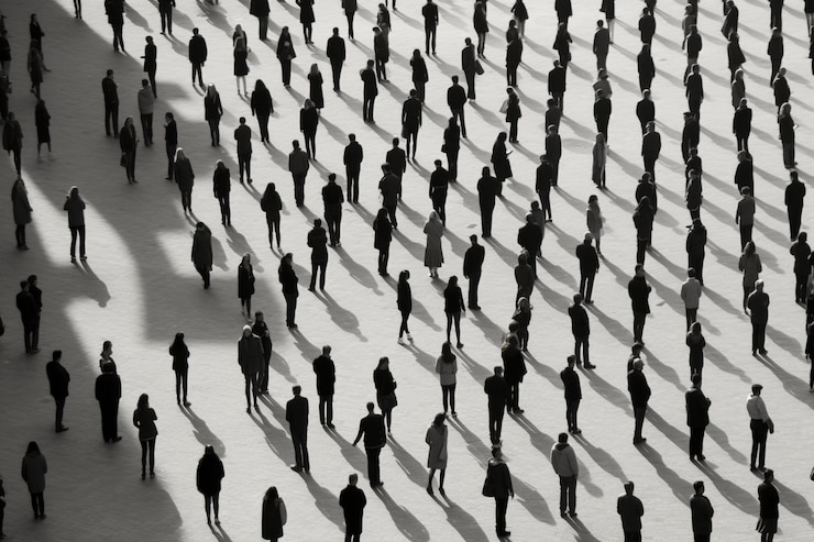 Photo shadows of humanity