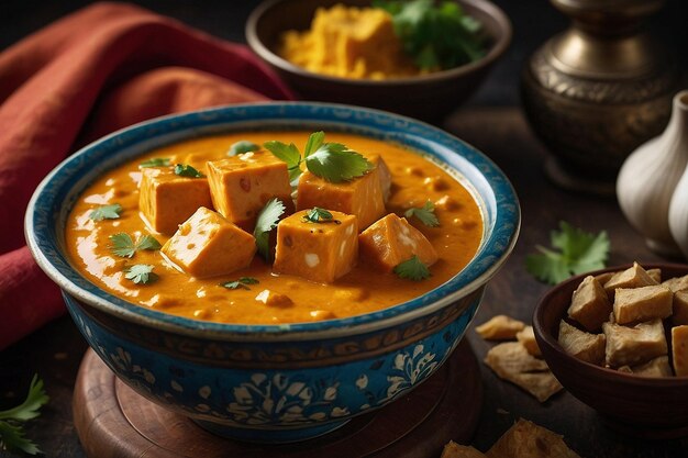 Shahi Paneer Artistic Garnish