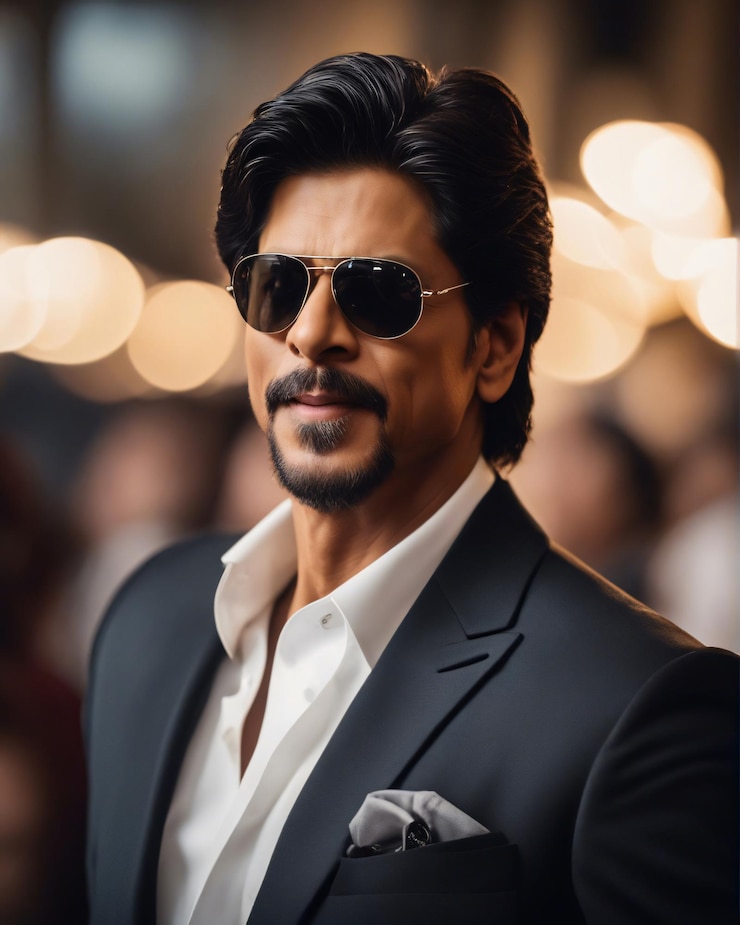 Photo shahrukh khan srk bollywood actor celebrity portrait