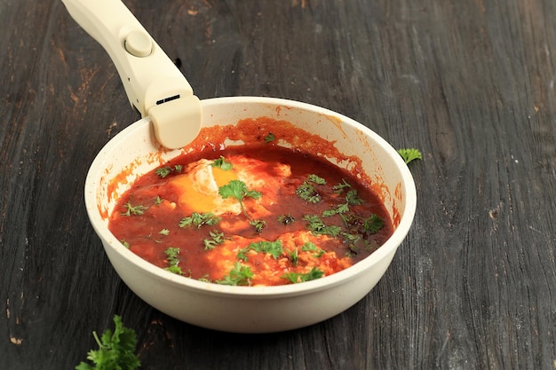 Shakshuka in a Frying Pan