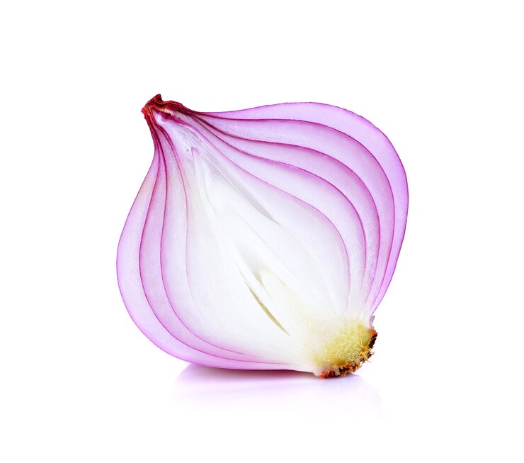 Photo shallots isolated on white background