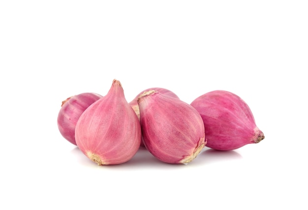 Shallots isolated on white isolated