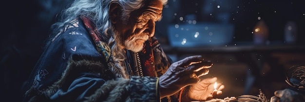 A shaman shares wisdom Generative AI