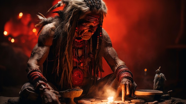 шаман путешествует по миру мертвых