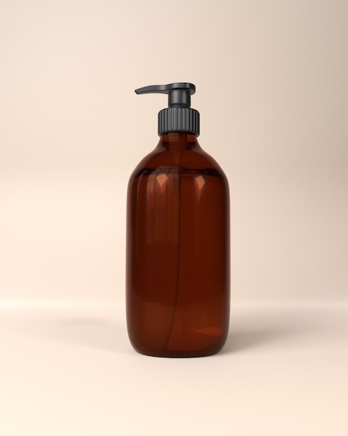 shampoo bottle with bump