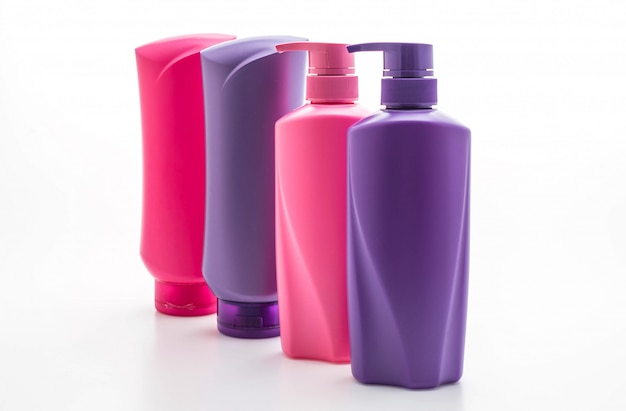 shampoo or hair conditioner bottle