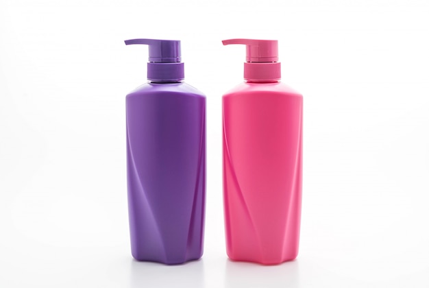 shampoo or hair conditioner bottle