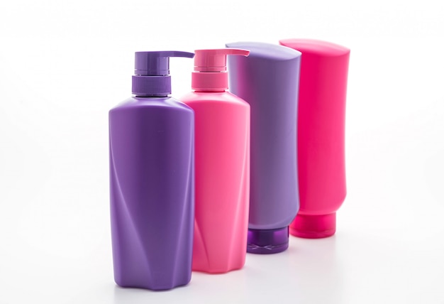 shampoo or hair conditioner bottle