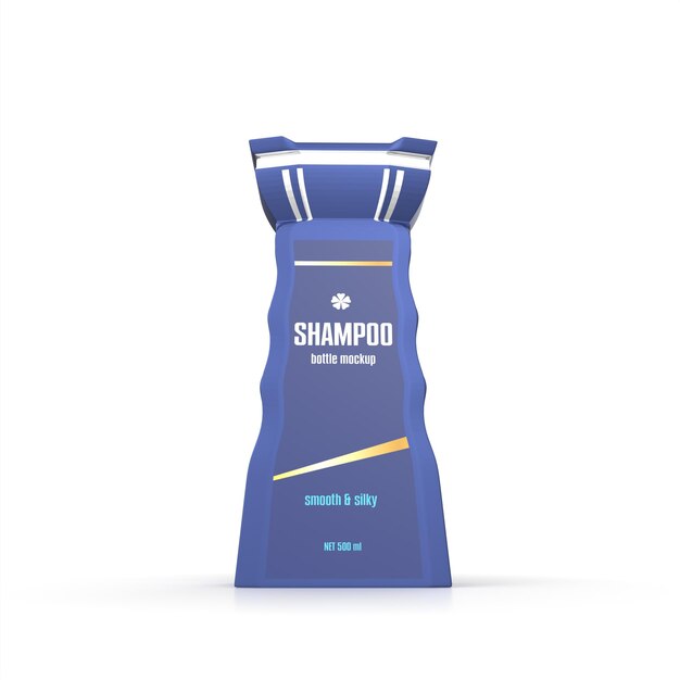 Shampoo productdoos 3D-modellering