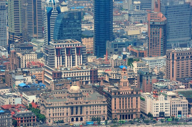 Shanghai aerial view