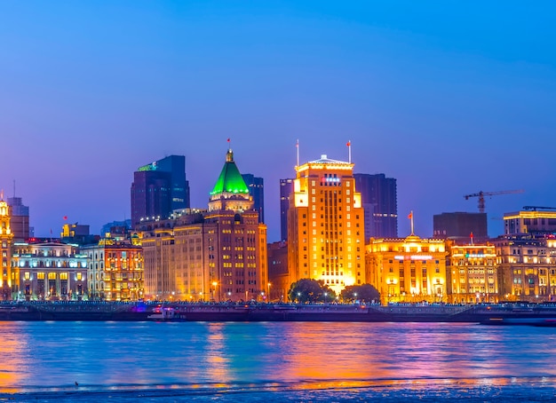 Shanghai bund nacht