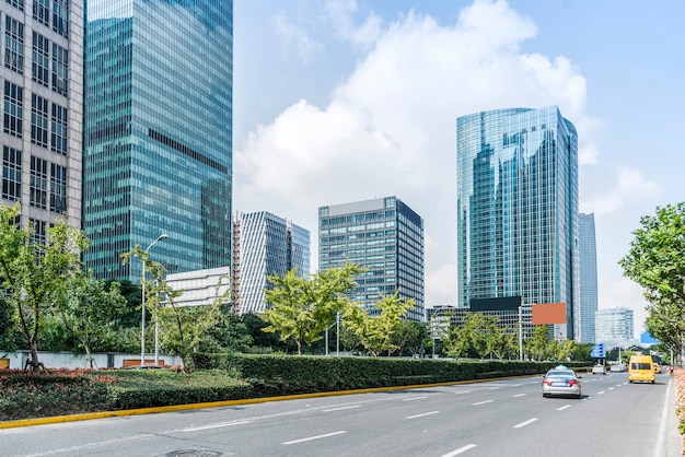 Shanghai Lujiazui financial district skyscrapers