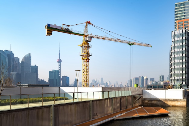 Shanghai Pudong construction site