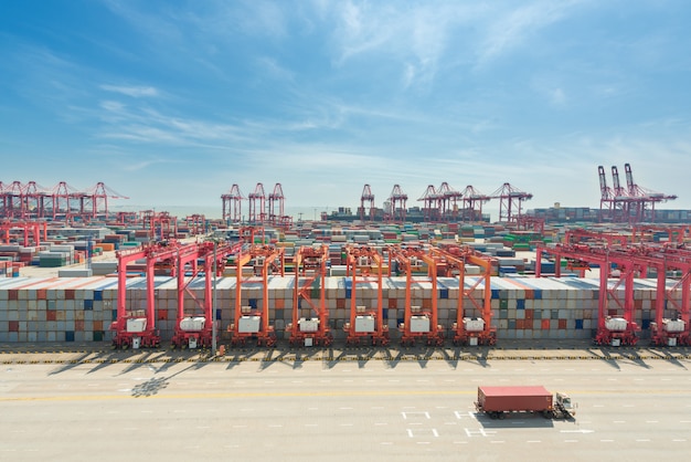 Shanghai yangshan deepwater container cargo terminal